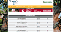 Desktop Screenshot of genetica.agrositio.com