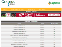 Tablet Screenshot of genetica.agrositio.com